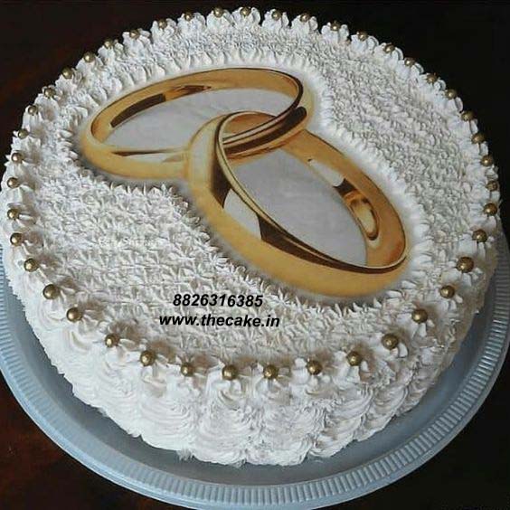 Elegant 3 Kg Engagement Cake 5 |Theme wedding cakes chennai |send cakes to  chennai - Cake Square Chennai | Cake Shop in Chennai