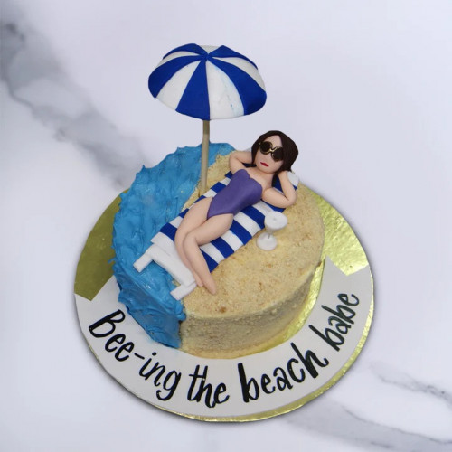 Beach Theme Cake