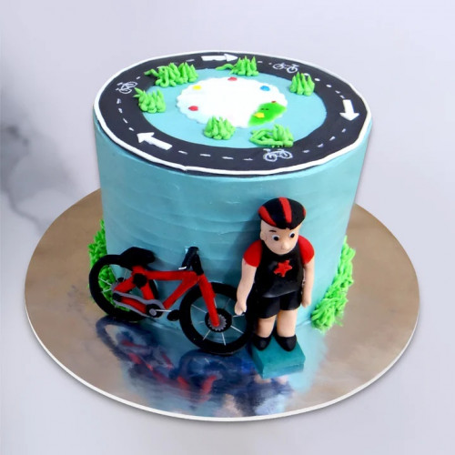 Super Man Cake For Super Dad | bakehoney.com