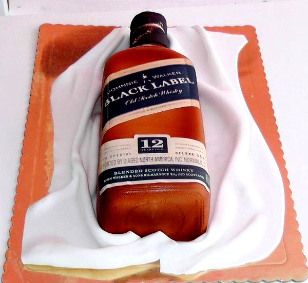 Best Dad Whiskey Bottle Cake Los Angeles - Jack Daniels Bottle Cake