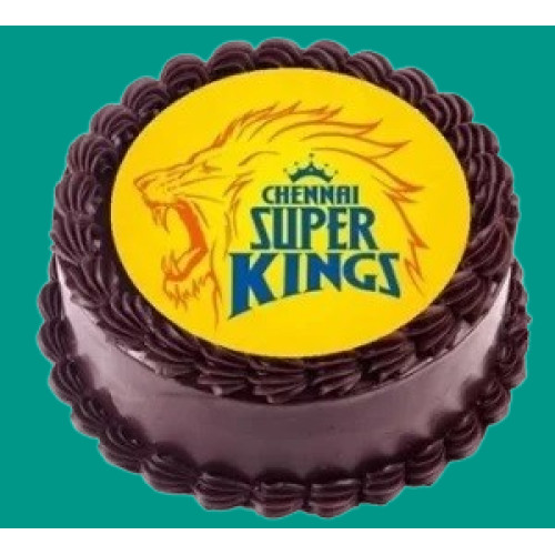 CSK IPL Theme Cake