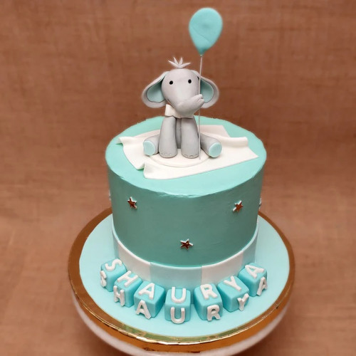 Elephant Baby Cake