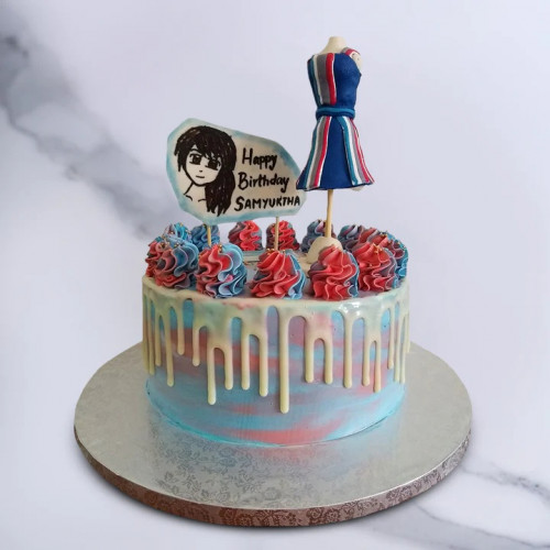 Fashion Designer Theme Cake