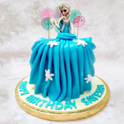 Frozen Elsa Dress  Cake