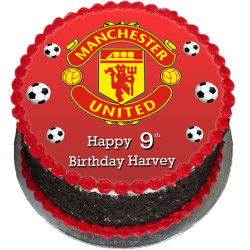 Manchester United Photo Cake