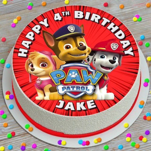 Pawpatrol Cartoon Cake