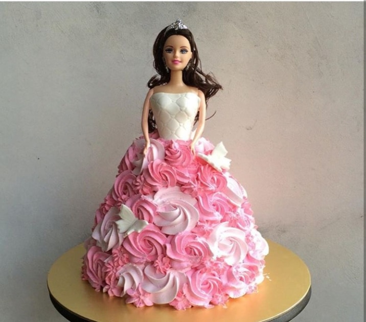 Fairytale Barbie Doll Cake - The Cake World Shop