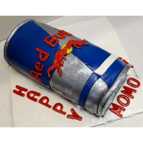 RedBull F1 racing car single tier Cake