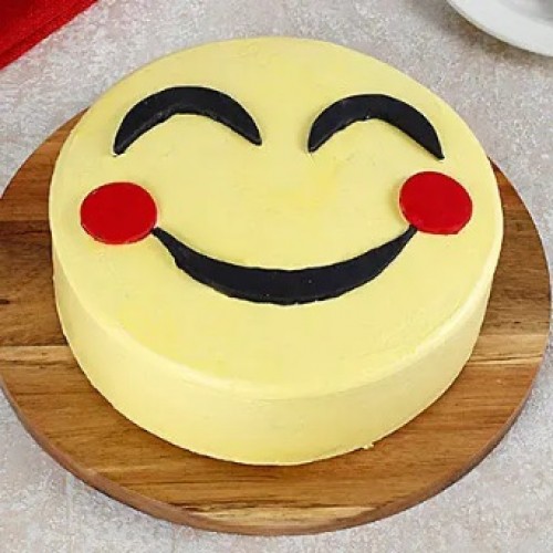 Smiley Face Birthday Cake - CakeCentral.com