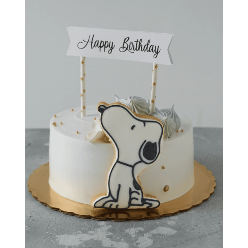 Snoopy  Cake