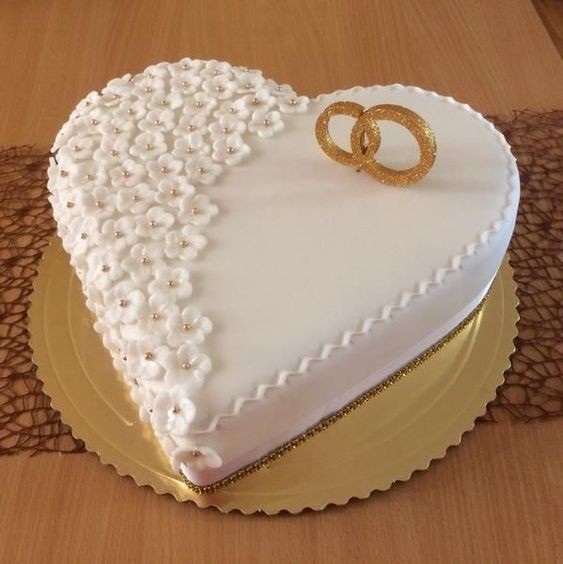 Heart shape wedding cake Anniversary cake making by cool cake master -  YouTube