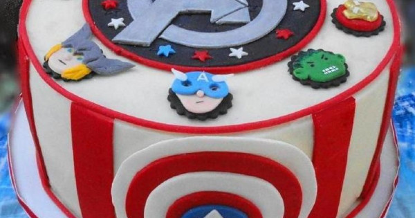Amazon.com: 7.5 Inch Edible Cake Toppers – Team Avengers Themed Birthday  Party Collection of Edible Cake Decorations : Grocery & Gourmet Food