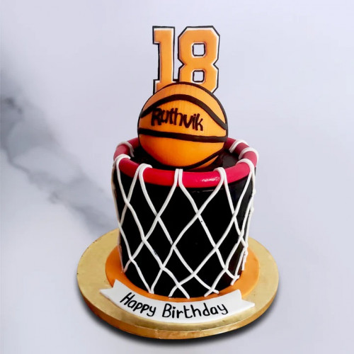 Basket Ball Net Cake