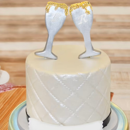 Champagne Theme Cake