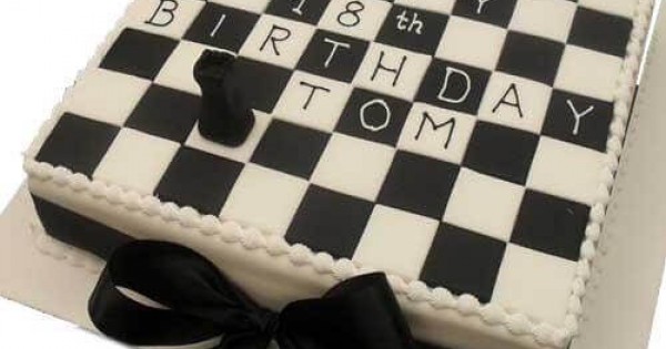 Chess Theme Birthday Cake - Cake Square Chennai | Cake Shop in Chennai