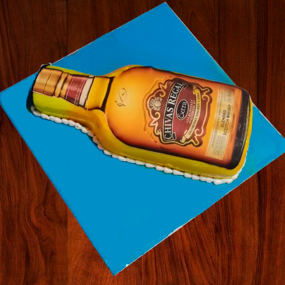 Fabros' Oven - Cheers and Beers to 51 years! 🍻🎉 Chivas Regal cake for  Tatay Jerry. 🍷🍾 Happy Birthday! 🎈🎂🎁 Send us a message for inquiries!  #FabrosOven #customcake #customizedcake #cake #birthdaycake #fondantcake #