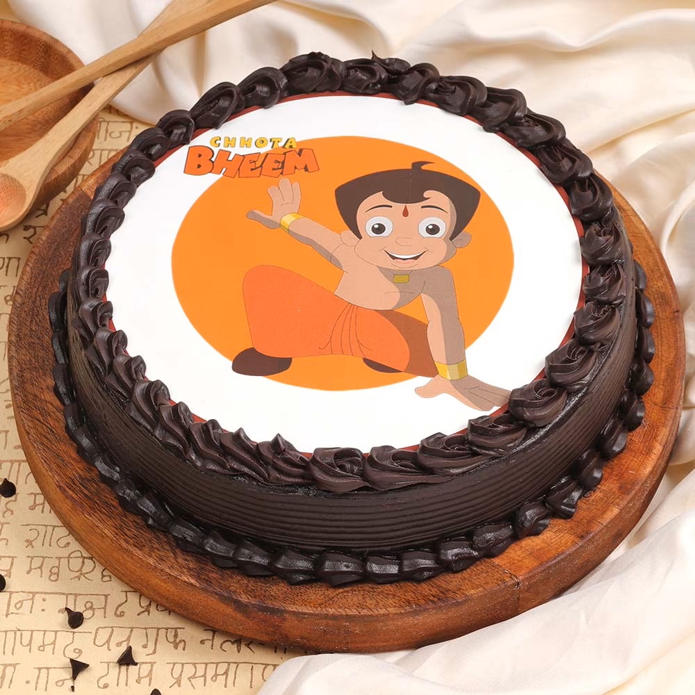 Chhota Bheem New Year Cake Party in Dholakpur - YouTube