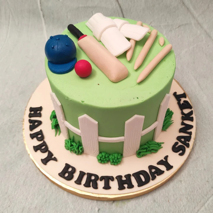 Cricket Theme Cake | Cricket Cake Design | Birthday Cricket Cake