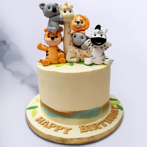 Cute Animals Cake