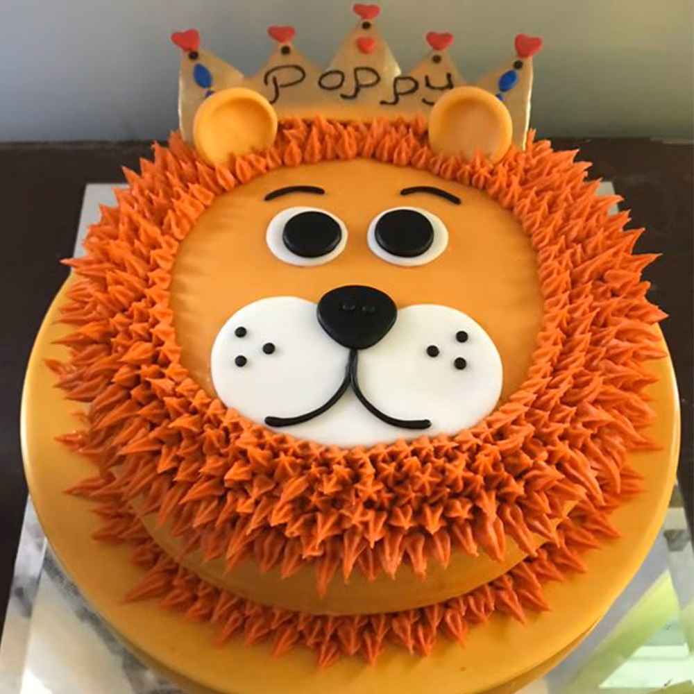 50 Lion Cake Design (Cake Idea) - October 2019 | Lion birthday cake, Lion  cakes, Lion birthday