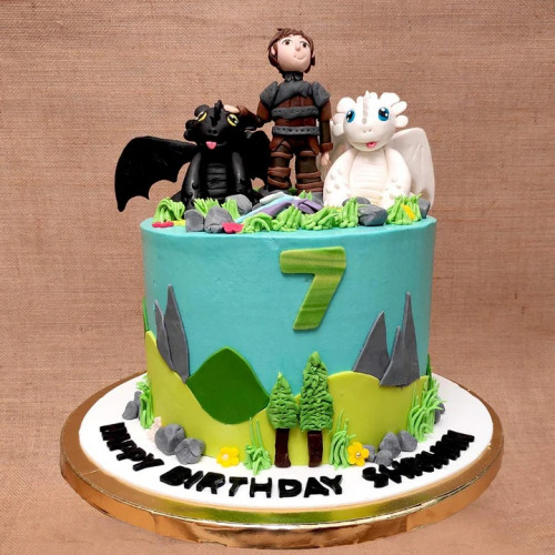 Dragon Cartoon Cake