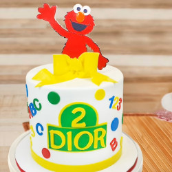 Elmo Cartoon Cake