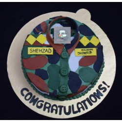 Fauji Uniform Cake