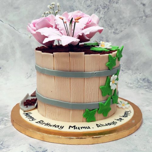 Flower Pot Cake