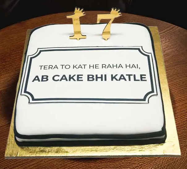 Happy 17 Birthday Funny Photo Cake Delivery In Delhi and Noida