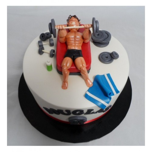 Fitness Enthusiast and Gym Lover Cake | Cake, Cool birthday cakes, Birthday  cakes for men