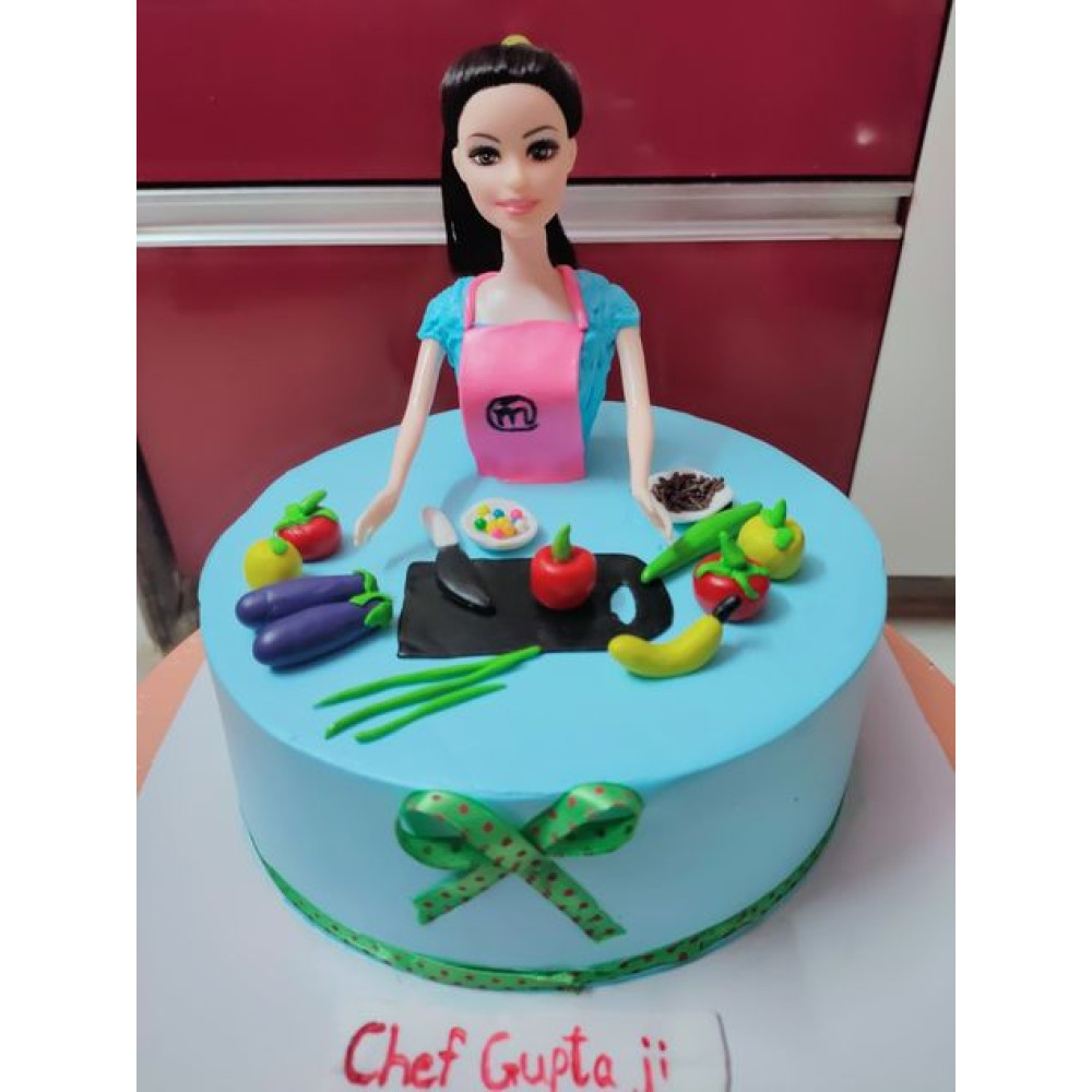 Kitchen Chef Theme Cake With Chocolate Flavors In Delhi and Noida