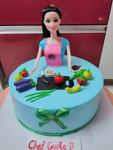 Chef cake | Fondant cake designs, Chef cake, Creative birthday cakes