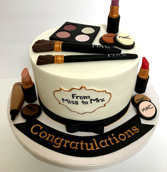 Makeup cake design | Best Birthday Makeup Cake Design | Easy Fondant cake  decoration | #makeup - YouTube