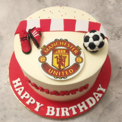 Manchester United Football Cake