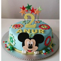 Mickey Mouse Birthday Cake 