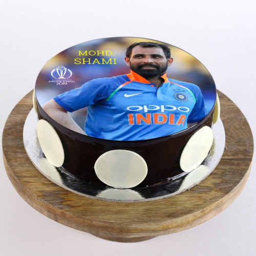 Mohammad Shami Photo Cake