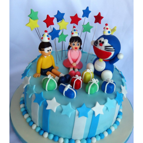 Jun Doraemon Cake, A Customize Doraemon cake