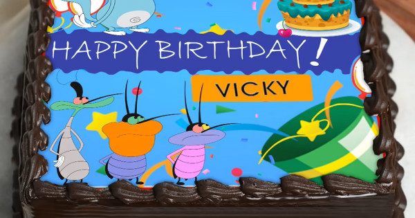 Oggy And The Cockroaches Joey Marky Dee Dee Olivia Jack Edible Cake Topper  Image ABPID52162 | lupon.gov.ph