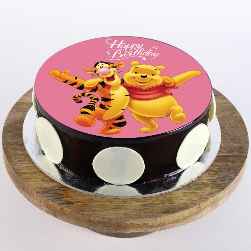 Winnie the Pooh birthday cake 🍯🐝 Everything made using Swiss meringue  buttercream! Pooh might have eaten a little too much honey�... | Instagram