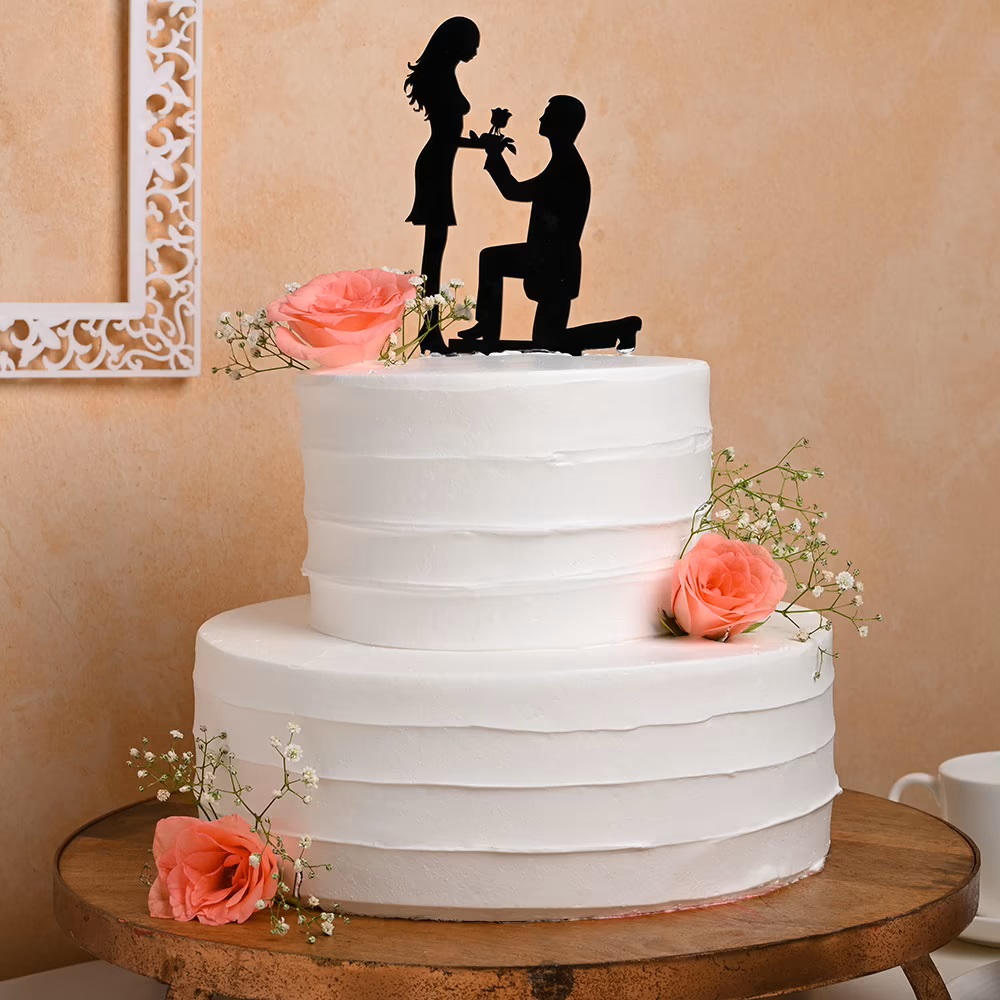 Romantic Anniversary Cake Delivery in Delhi NCR - ₹1,249.00 Cake Express