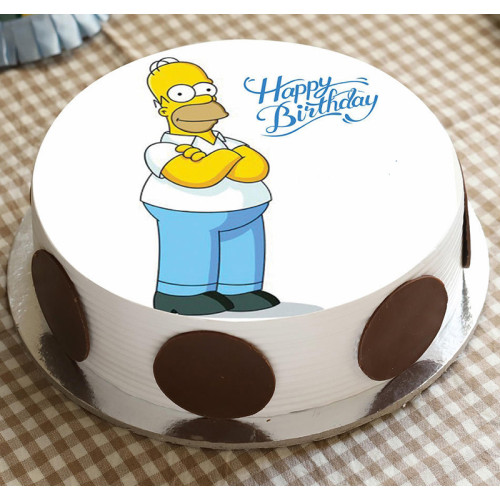 Homer Simpson Kids Cake