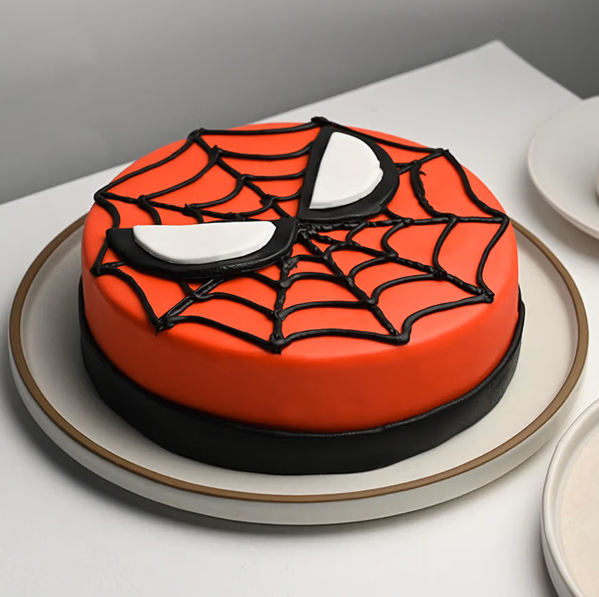 Spiderman cake designed cake delivery
