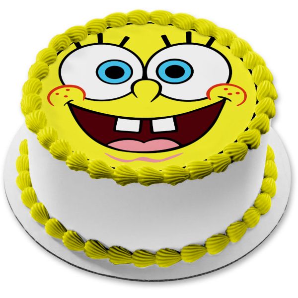 Spongebob cake! My sister helped by making Spongebob and Gary :) happy with  this one! : r/cakedecorating