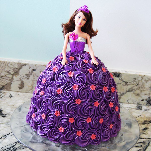 Barbie Cakes | Kids Cake Designs Noida & Gurgaon - Creme Castle