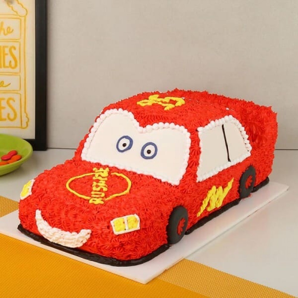 Car Shaped Birthday Cake – The Cupcake Factory