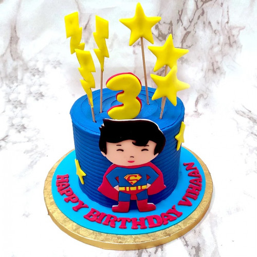 Sunny ZX Happy Birthday Cake Topper Superman Theme Cake Decor for baby  Children boys and girls Shower Birthday Party Decorations（blck） :  Amazon.sg: Grocery