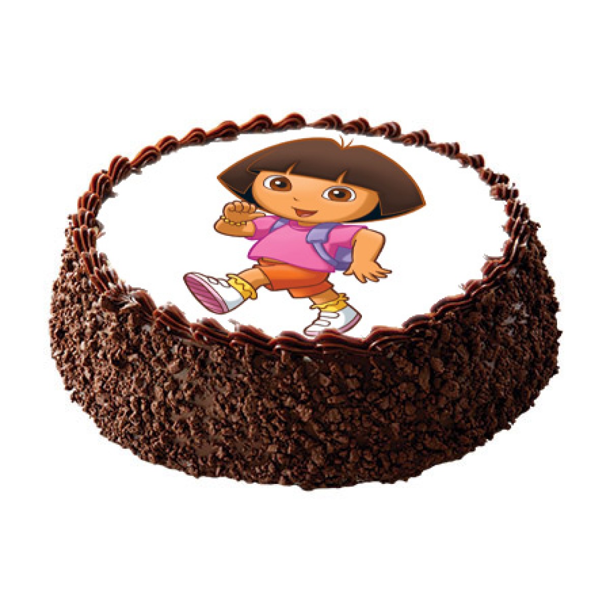 Dora the Explorer Officially Licensed Birthday Celebration Cake Topper with  24 Dora and Boots Cupcake Topper Rings and 24 Assorted Spiral Candles : Buy  Online at Best Price in KSA - Souq