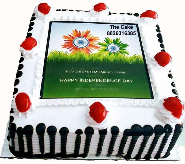 Tricoloured Tiranga Cake Independencerepublic Day Celebration Stock Photo  1445243912 | Shutterstock